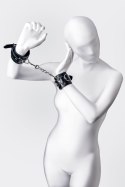 Anonymo handcuffs, PU leather, black