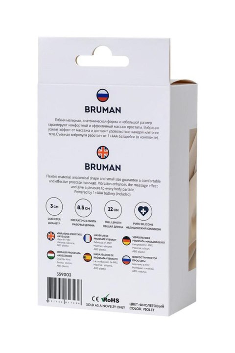 ToDo Bruman Violet Vibrating Prostate Massager