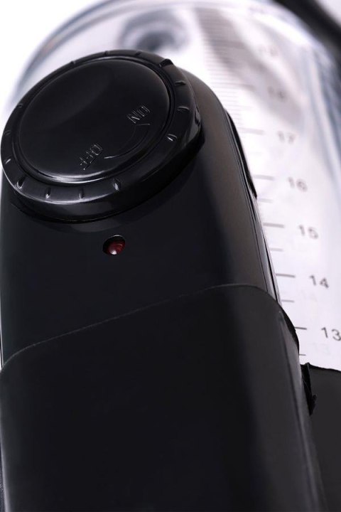 A-TOYS, Penis Pump Coal, with vibro, PVC, Transparent, 22,8 cm