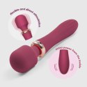 CRUSHIOUS DUAL MASSAGE WAND JINX RED WINE