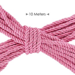 Polyester Bondage Rope - 32.8 ft / 10 m - Pink